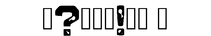 Mohsin Regular Font OTHER CHARS
