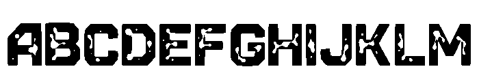 Mohsin Regular Font UPPERCASE