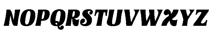 Moilenka Italic Regular Font UPPERCASE