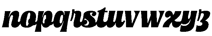 Moilenka Italic Regular Font LOWERCASE