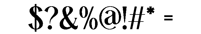 Moirva-Bold Font OTHER CHARS