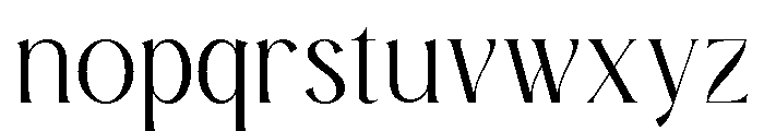 Moirva-Medium Font LOWERCASE