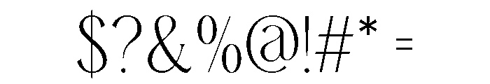 Moirva-Regular Font OTHER CHARS