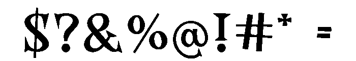 Moist Orange Font OTHER CHARS