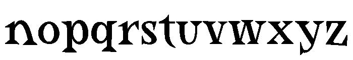 Moist Orange Font LOWERCASE