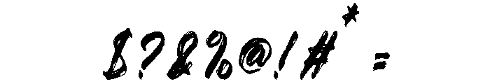 Moistage-Regular Font OTHER CHARS