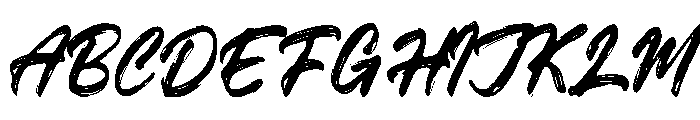 Moistage-Regular Font UPPERCASE