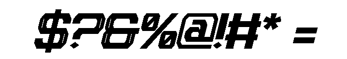 Mojave Italic Font OTHER CHARS
