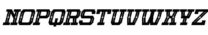 Mojave Italic Font UPPERCASE