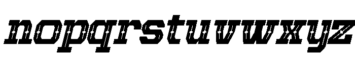 Mojave Italic Font LOWERCASE