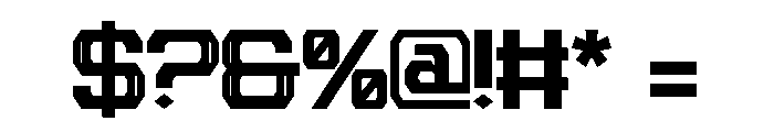 Mojave Font OTHER CHARS