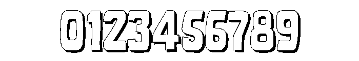 Mokava Sans Shadow Font OTHER CHARS