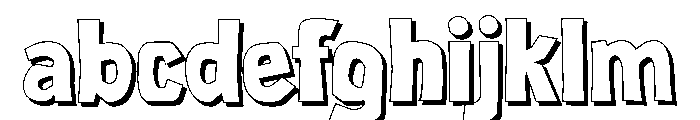 Mokava Sans Shadow FONT