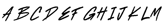 Moker Font UPPERCASE