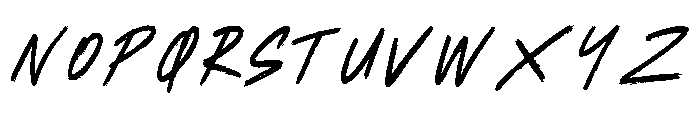 Moker Font LOWERCASE