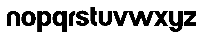 Mokla Sans Regular Font LOWERCASE