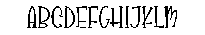 MolaroisWluzeg-Regular Font UPPERCASE