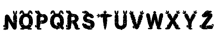 Mold Regular Font LOWERCASE