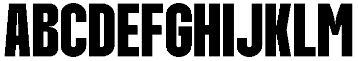 Molday Black Font UPPERCASE