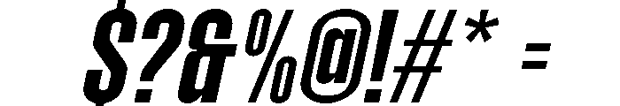 Molday Bold Oblique Font OTHER CHARS
