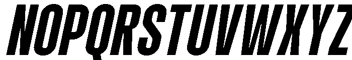 Molday Bold Oblique Font UPPERCASE