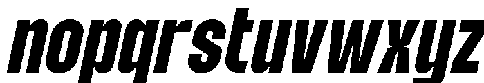 Molday Extra Bold Oblique Font LOWERCASE