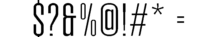 Molday Extra Light Font OTHER CHARS