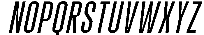 Molday Light Oblique Font UPPERCASE