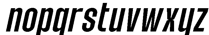 Molday Medium Oblique Font LOWERCASE
