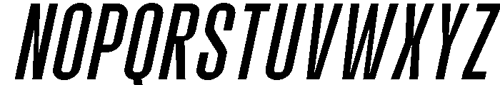 Molday Oblique Font UPPERCASE