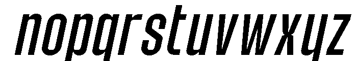 Molday Oblique Font LOWERCASE