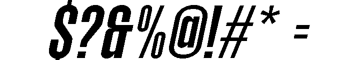 Molday Semi Bold Oblique Font OTHER CHARS