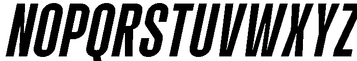 Molday Semi Bold Oblique Font UPPERCASE