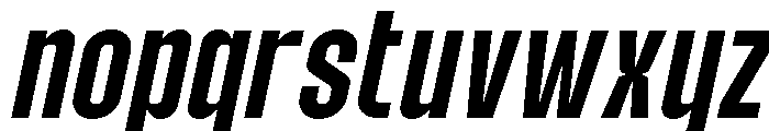 Molday Semi Bold Oblique Font LOWERCASE