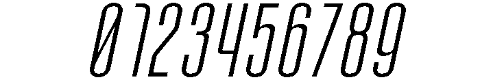 Molday Thin Oblique Font OTHER CHARS