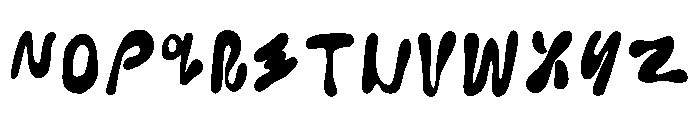 Moldloaf Regular Font LOWERCASE
