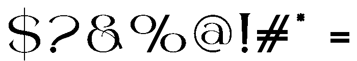 Molgife Font OTHER CHARS
