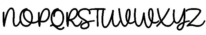 Moliena Font UPPERCASE