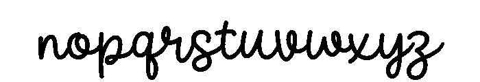Moliena Font LOWERCASE