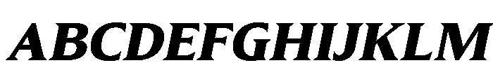 Molimer Black Italic Font UPPERCASE