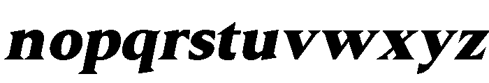Molimer Black Italic Font LOWERCASE