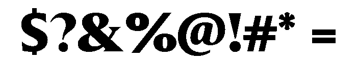 Molimer Black Font OTHER CHARS