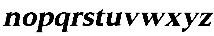 Molimer Bold Italic Font LOWERCASE