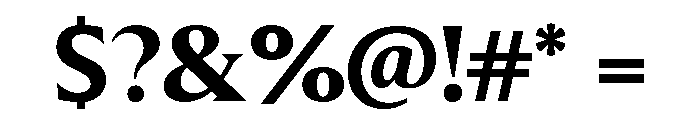 Molimer Bold Font OTHER CHARS