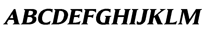 Molimer Extra Bold Italic Font UPPERCASE