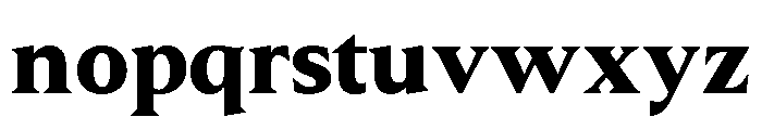 Molimer Extra Bold Font LOWERCASE