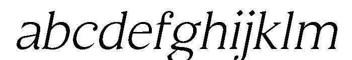 Molimer Extra Light Italic FONT