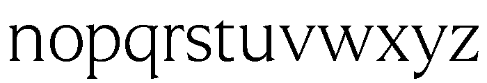 Molimer Extra Light Font LOWERCASE