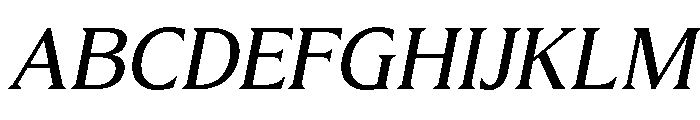 Molimer Italic Font UPPERCASE