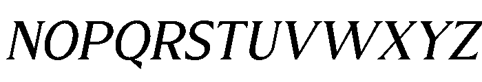 Molimer Italic Font UPPERCASE